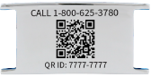 QR Code Child Titanium Medical ID Bracelet Green, , pemblem image number 0